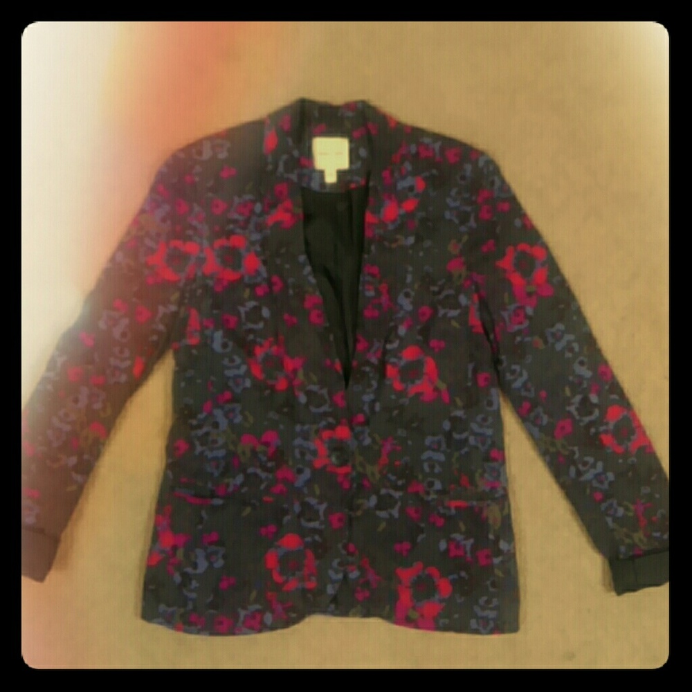 Flowered blazer